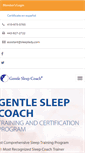 Mobile Screenshot of gentlesleepcoach.com